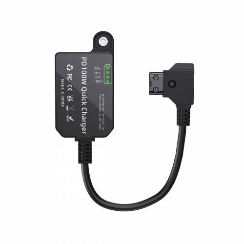 V Mount Battery Port to USB C Adapter Bidirectional Quick Charging Cable
