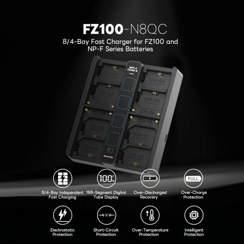 Quick Charger for Sony NPF Series and FZ100 Quick Charger