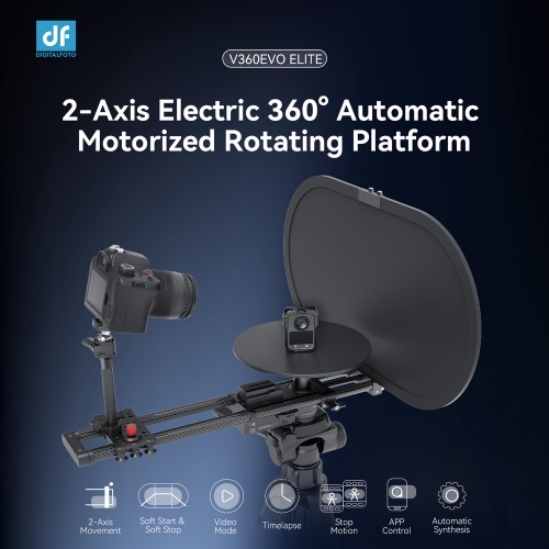 2-Axis Electric 360° Automatic Motorized Rotating Platform Rig