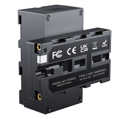 360 Degree Rotatable Dual Sony NPF-L Series Dummy Battery with DC with Lock to D-tap Power Cable