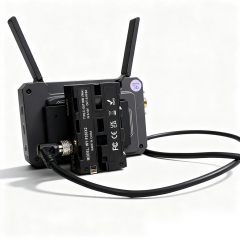 360 Degree Rotatable Dual Sony NPF-L Series Dummy Battery with DC with Lock to D-tap Power Cable