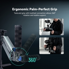 Universal Gimbal Z Axis Spring Dual Handle Grip with Nato Clamp for DJI RS2 RS3 RS3PRO RS4 RS4PRO