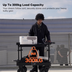 300kg Payload Video Production Camera Cart Collapsible Mobile Workstation 8