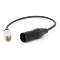 3 Pin Male Lemo to 4 Pin Male XLR 16-24V Power Cable