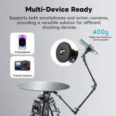 Mini 360° Rotating Platform for Smartphones and Action Cameras