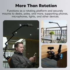 Mini 360° Rotating Platform for Smartphones and Action Cameras