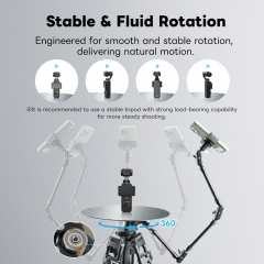 Mini 360° Rotating Platform for Smartphones and Action Cameras