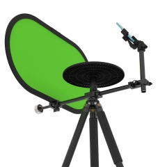 MINI Manual 360 Rotating Spinning Plateform with Table Clamp for Smartphone and Small Cameras