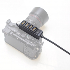 77cm 1 to 4 D-Tap Splitter with 1/4 Screw&Voltage Monitor