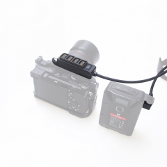 77cm 1 to 4 D-Tap Splitter with 1/4 Screw&Voltage Monitor