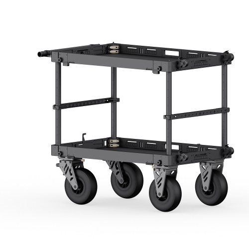 Video Production Camera Cart Collapsible Mobile Workstation