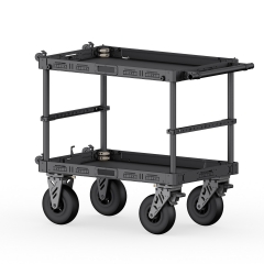 Video Production Camera Cart Collapsible Mobile Workstation