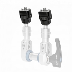 Anti-Twist with ARRI/ATOMOS&SMALLHD Locating Pin Thumb Tighten Head for IRON-307QD IRON-311QD Magic Arm