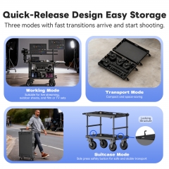 300KG Payload Video Production Camera Cart 9