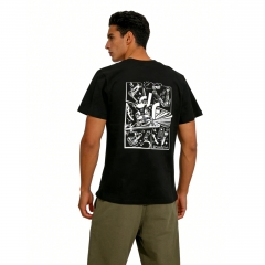 DIGITALFOTO Brand Black T-Shirt with Fashion Design