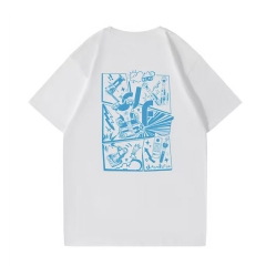 DIGITALFOTO Brand White T-Shirt with Fashion Design