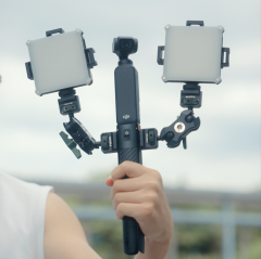 Fast Charging 5000mah Battery Handle Light/Microphone Mounting Handle for Pocket 3