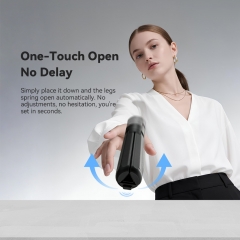 AUTO-OPEN DESKTOP TRIPOD Quick-Deploy Support for OSMO Pocket 3, Smartphone & Compact Cameras