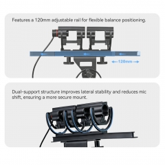 BLIMP System Microphone wind protect Cage Windshield Upgraded Shock Mount Suspension System for RODE Sennheise Rycote Sony Atomos Neumann Audio-Technica Shotgun Microphones