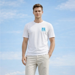 DIGITALFOTO Brand White T-Shirt with Fashion Design