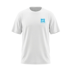 DIGITALFOTO Brand White T-Shirt with Fashion Design