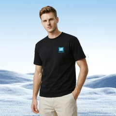 DIGITALFOTO Brand Black T-Shirt with Fashion Design