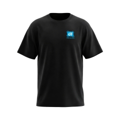 DIGITALFOTO Brand Black T-Shirt with Fashion Design