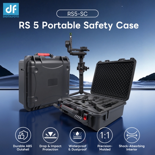 Hard Protective Safety Case for DJI RS5 Foam Insert Gimbal