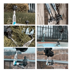 Super Clamp with F22 Male Base Nato Male 1/4 Screw+ARRI Locating Holes