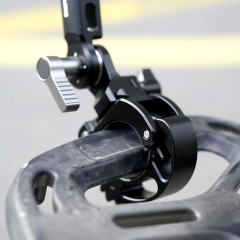 Motorbycle Clamp with Nato Rail Z-Axis Mini Spring Arm for DJI Osmo Pocket Action Camera Insta 360