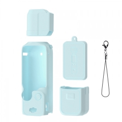 Silicone Case for DJI Osmo Pocket 4, Full-Body Protective Cover with Lens Cap, Shockproof Anti-Scratch Soft Silicone Camera Accessories, Camera Not Included