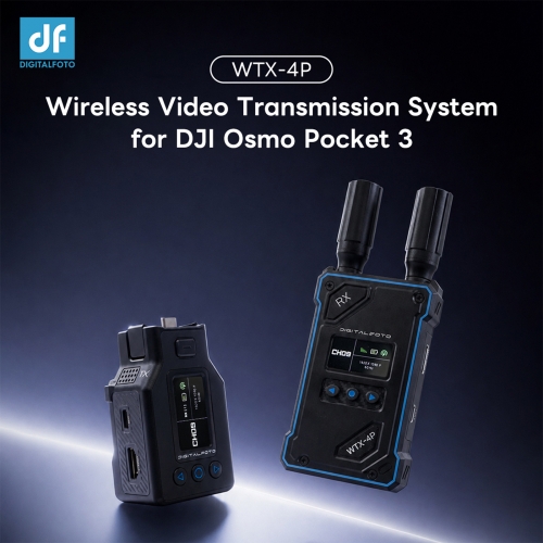 Wireless HDMI Transmitter and Receiver for DJI Osmo Pocket 3,Osmo Pocket 41080P UVC&HDMI Output Wireless HDMI Extender for OBS Switcher,1640ft 0.05s Latency,Reverse Charging,HDMI to UVC, Creator Combo