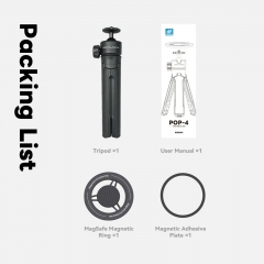 Touch-Open 200-402mm 2Kg Payload Selfie Stick Table Tripod for Iphone OSMO POCKET 4 Gopro Insta 360