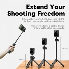 Touch-Open 200-402mm 2Kg Payload Selfie Stick Table Tripod for Iphone OSMO POCKET 4 Gopro Insta 360