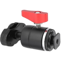 Prime Focus Easy Lock Mini Ball Head with Shoe Mount Adapter Ratchet Locking Knob