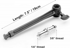 Virtual Reality Super Clamp with 203 Extension Arm Standard Stud 035RL CL-22 LSA-05 SC-02 Kit for Camera Cart TITAN Cart