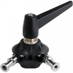Focus Double Ball Joint Head Adapter with Dual 5/8in (16mm) Studs