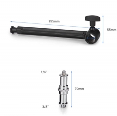 Virtual Reality Super Clamp with 203 Extension Arm Standard Stud 035RL CL-22 LSA-05 SC-02 Kit for Camera Cart TITAN Cart