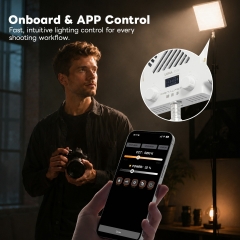 2500-9900K 100W RGB LED Panel Light with APP