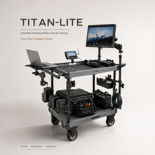 200KG Payload Lightweight Video Production Camera Cart