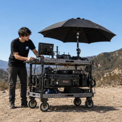 200KG Payload Lightweight Video Production Camera Cart