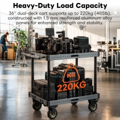 200KG Payload Lightweight Video Production Camera Cart