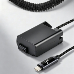 EN‑EL25 9V Dummy Battery with Digital Display & PD – Type‑C Input, Fully Decoded, Overcurrent Protection, for Nikon Cameras