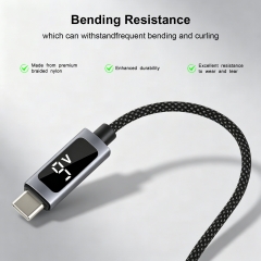 NP‑W126 9V Dummy Battery w/ LED Screen & PD – Fully Decoded, Braided Cable, Overcurrent Protection for Fujifilm