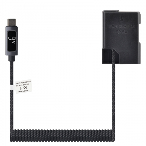 Nikon EN-EL14 Dummy Battery DC Coupler with AC Power Adapter Kit for Select Nikon Cameras