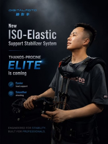 25KG ISO-ELASTIC Dual Arm with Support Vest&Carbon Fiber Post Stabilizer System