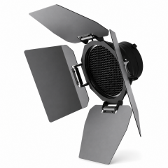 Bowens Mount Honeycomb 4-Leaf Barn Door｜Light Control Accessory for Video Lights