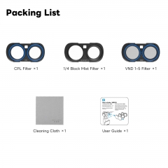 CPL&Black Mist&VND Magnetic Filter Kit for Insta360 LUNA Pocket Camera