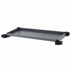 Middle Cart Shelf with 2 Horizontal Rods&Clamp for TITAN-LITE Collapsible Utility Production Cart for Film, Television &Audio& Photo Industry