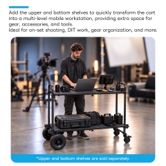 Collapsible Utility Production Cart for Film, Television &Audio& Photo Industry